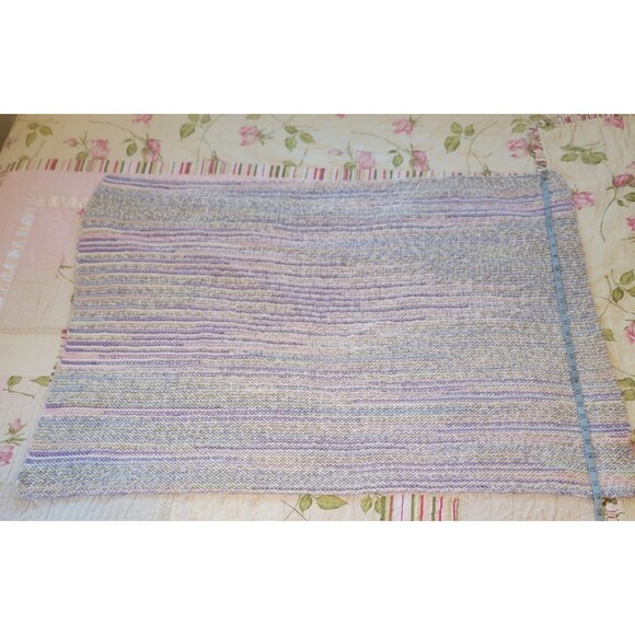 Project Linus Crochet Baby Blanket Throw Multicolored Handmade Hand Knit Afghan - Picture 5 of 8